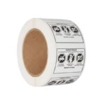 Etiquetas Ley de Alcoholes Blanco | 42 mm x 62 mm